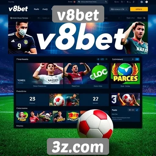 Navegação e usabilidade do site v8bet